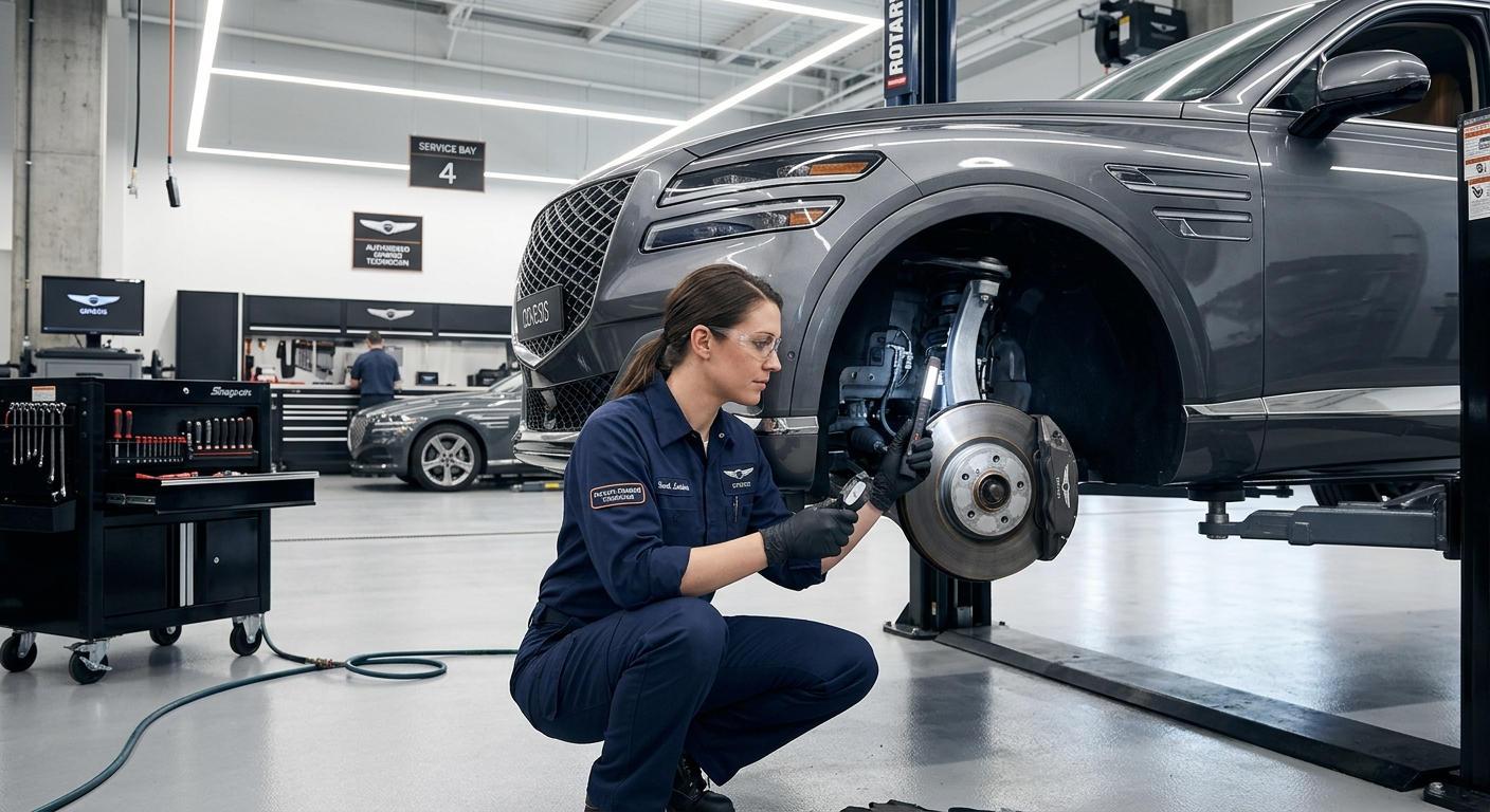 Certified Technicians Using Authentic Genesis Components