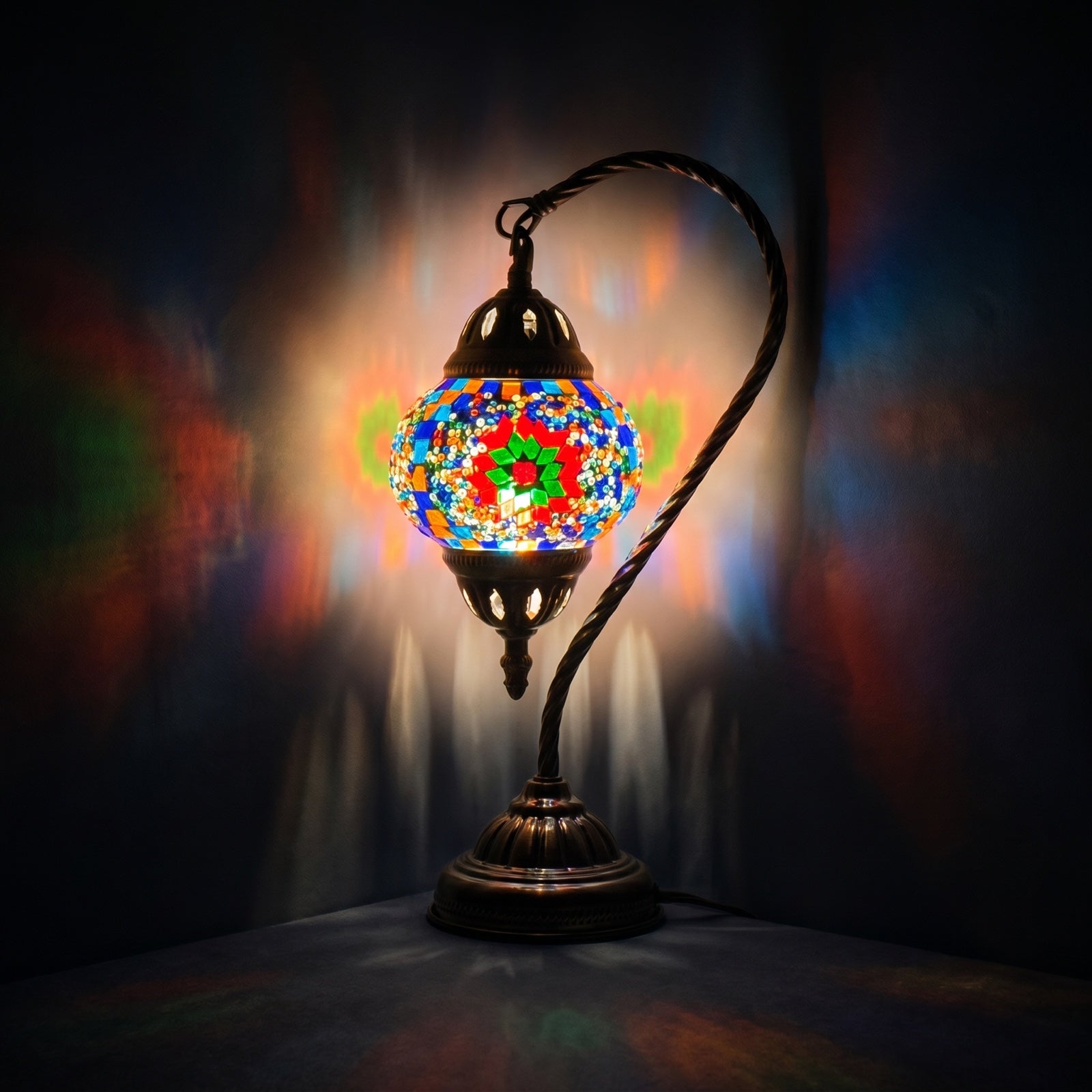 Globe Mosaic Lamps