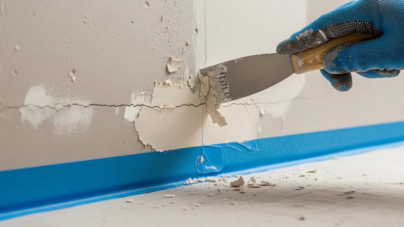 Surface preparation before commercial painting project
