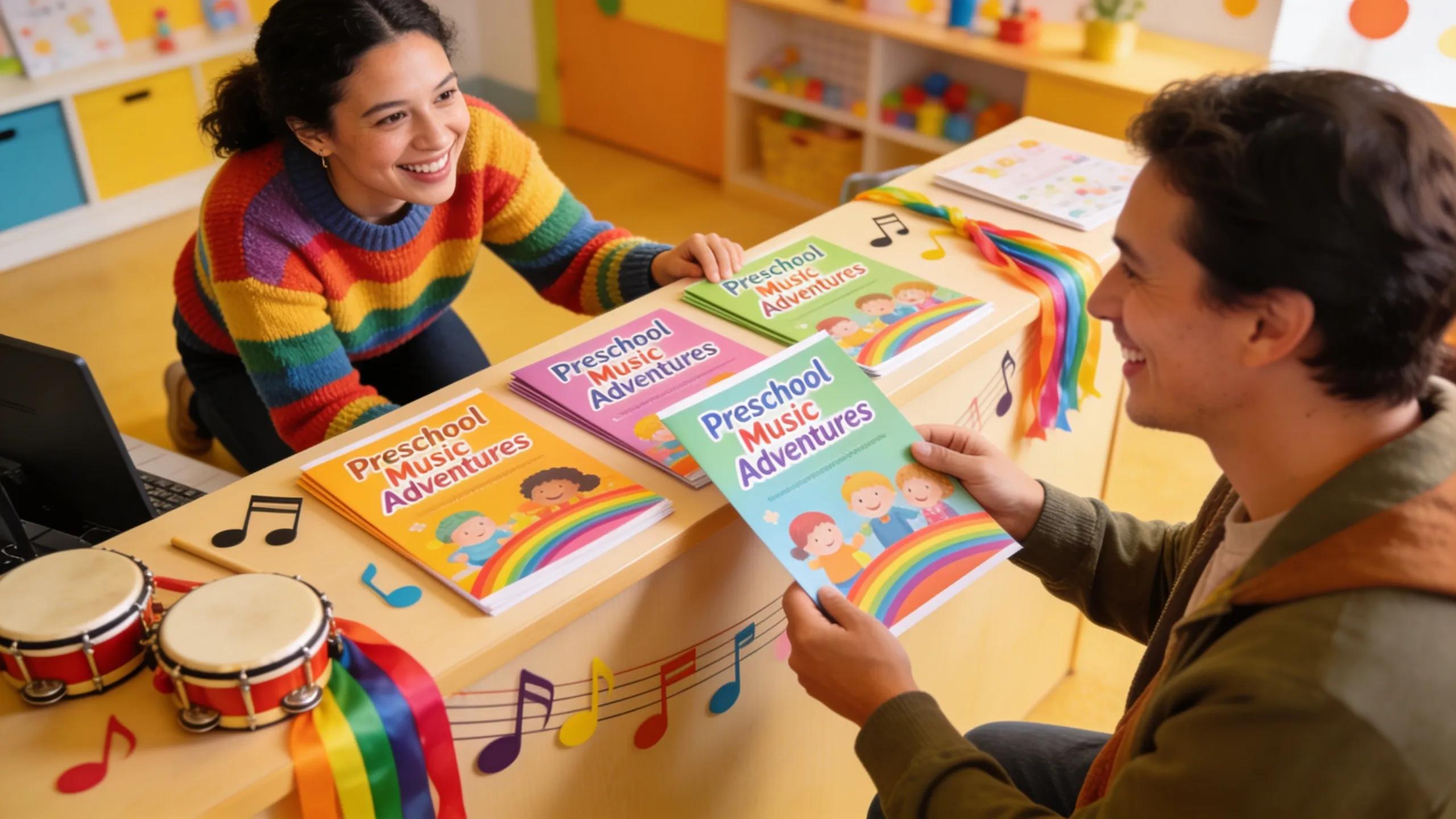 Enrolling child in Orlando music enrichment preschool program with friendly staff