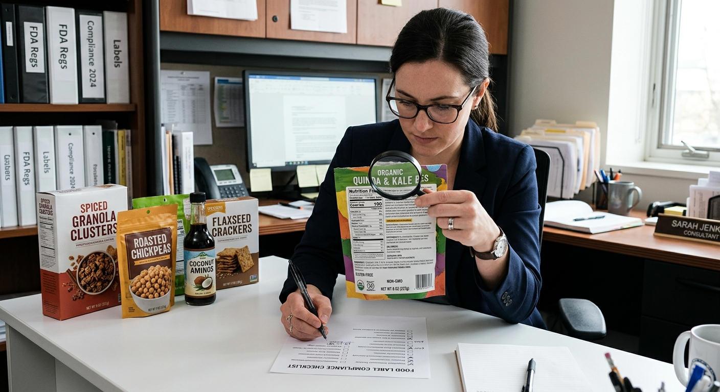 Food Label Compliance and Marketing Content Review