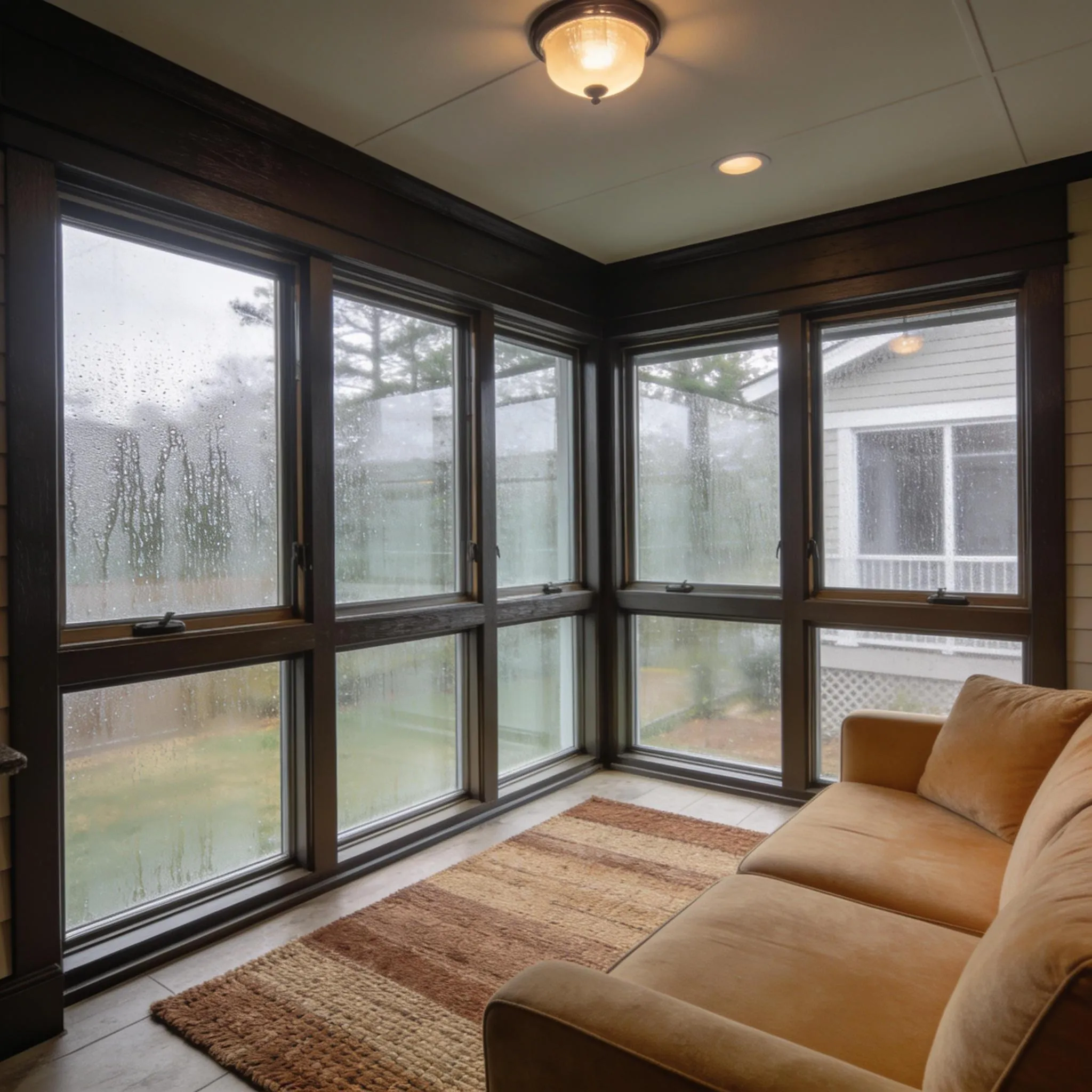 4 season sunroom with insulated windows and year round living space in Sussex County DE