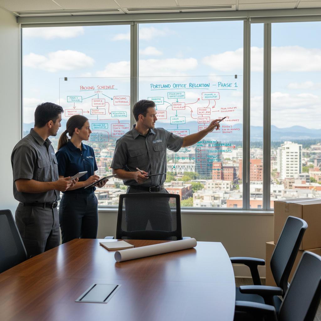 Secured Coordinated Move Planning