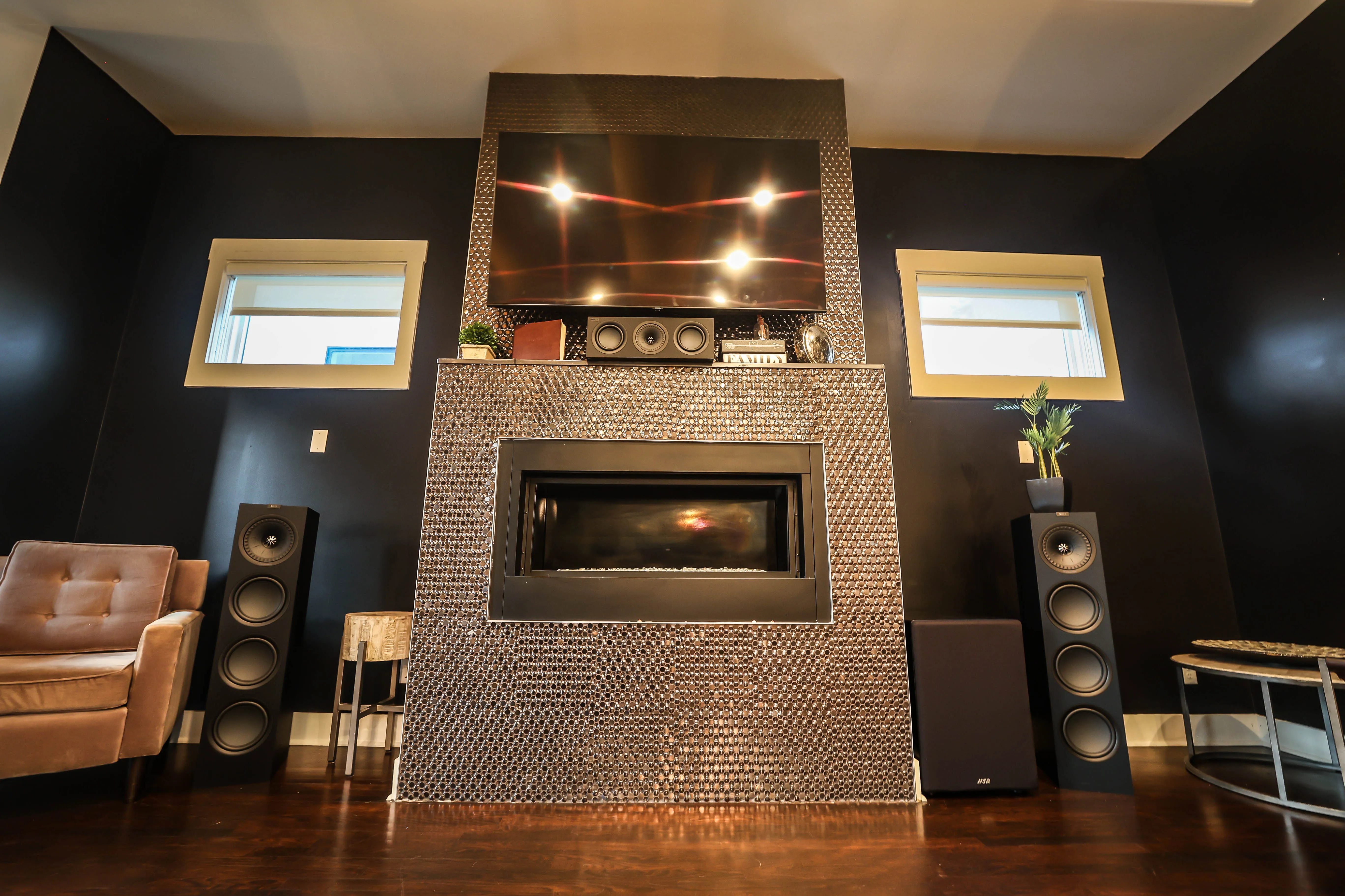 Luxury 4-bedroom interior in Nashville vacation rental at Book 615, The Gulch