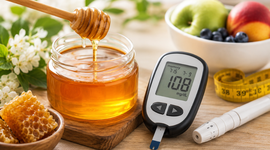 Honey and blood sugar: glycemic index, benefits, and tips for people managing glucose