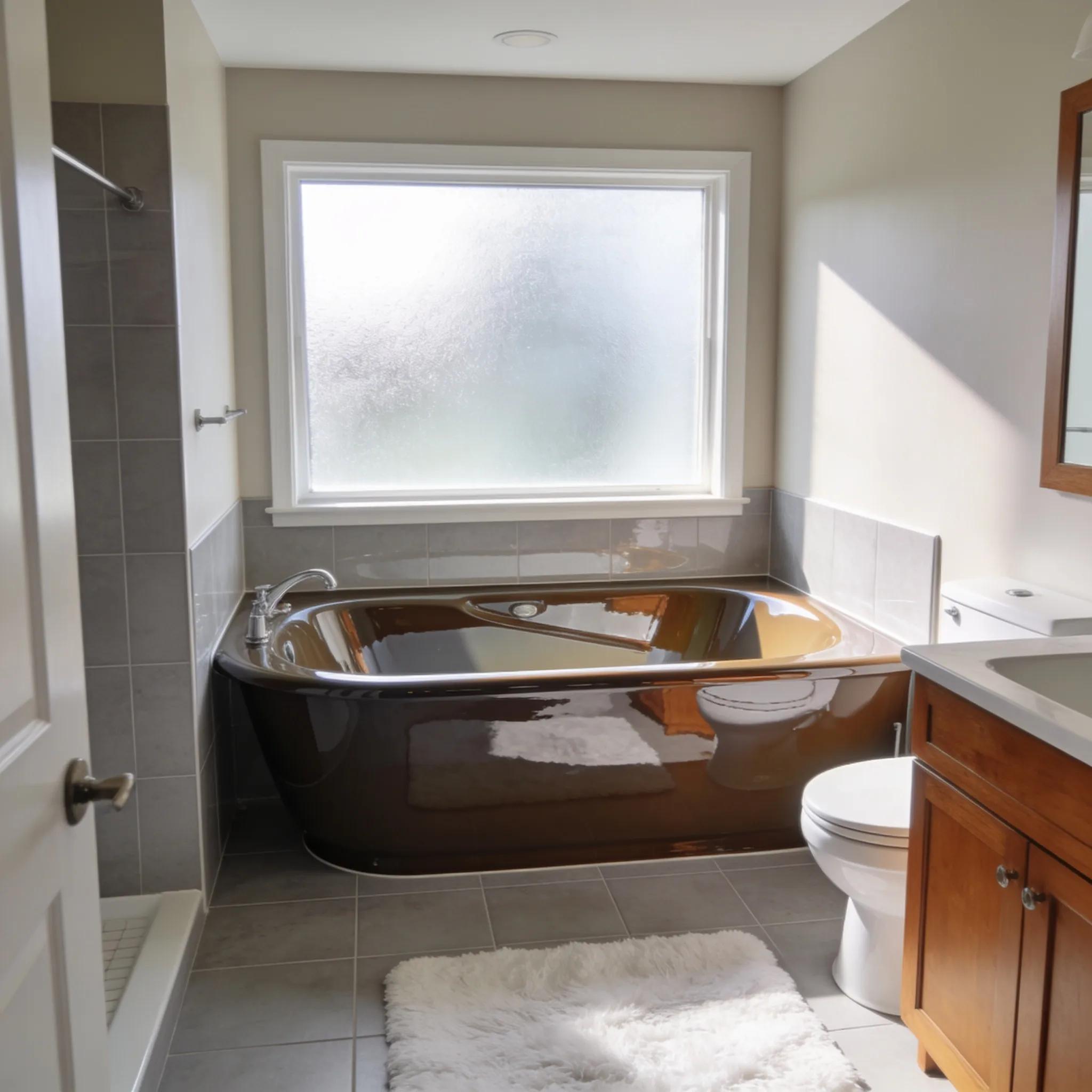 Reglazed bathtub in a New Jersey bathroom by Jemco Reglazers