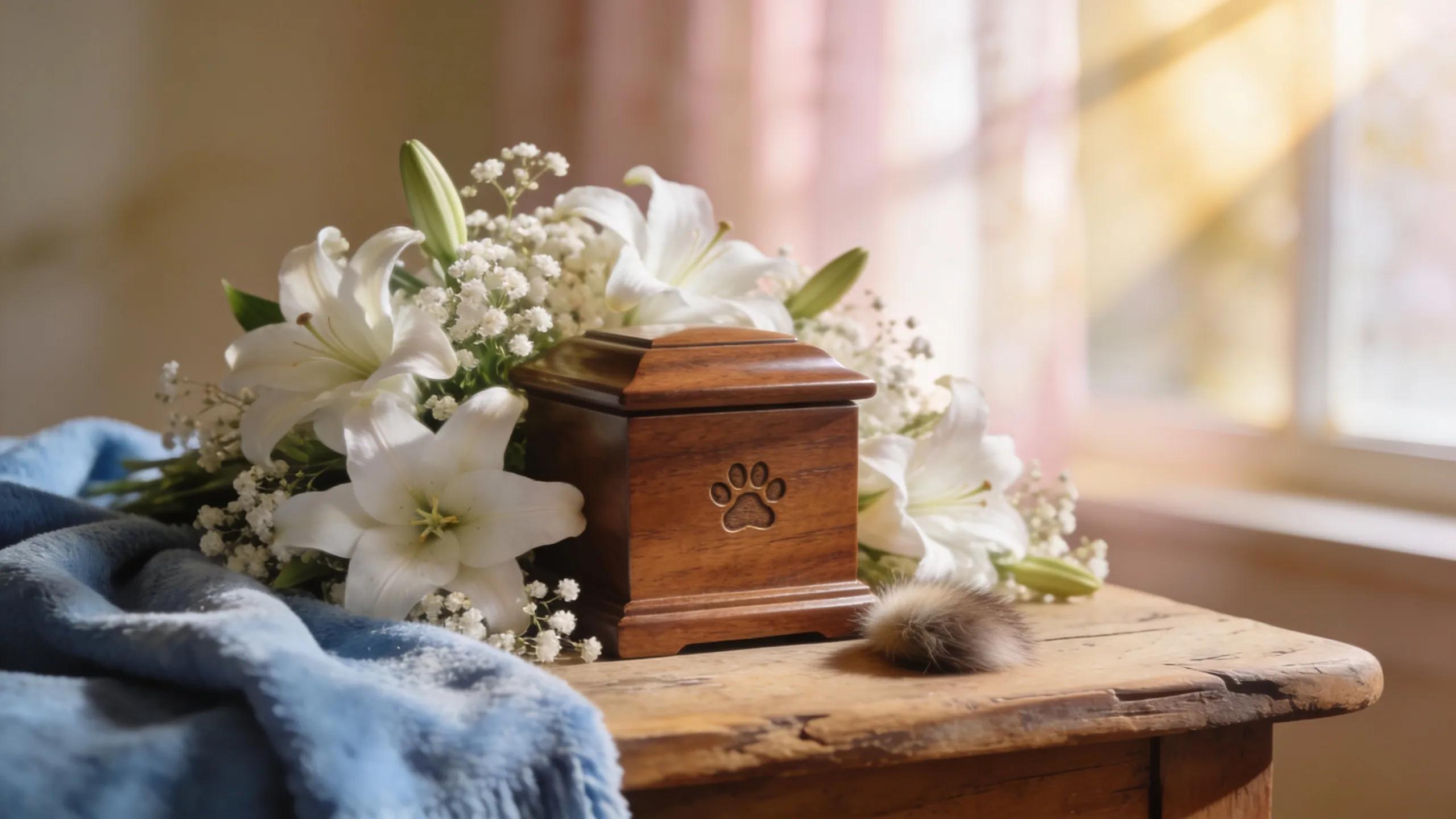 Eco-friendly pet aquamation process emphasizing water and natural materials, showcasing respect and dignity