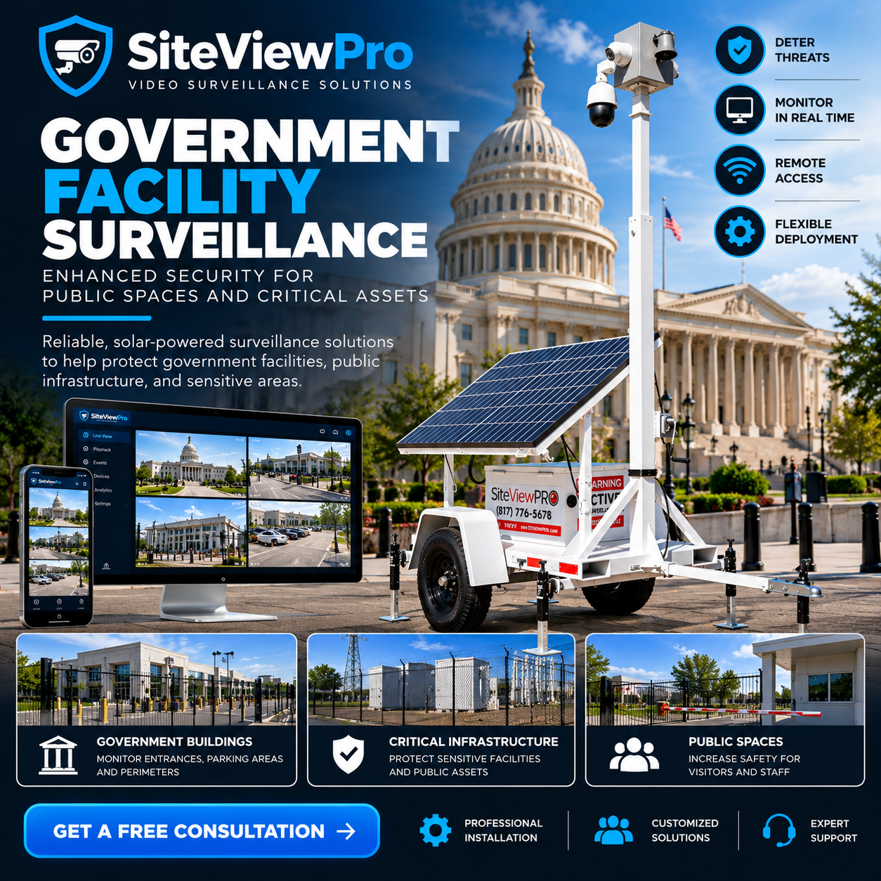 Reliable Security Camera Systems for Government Buildings