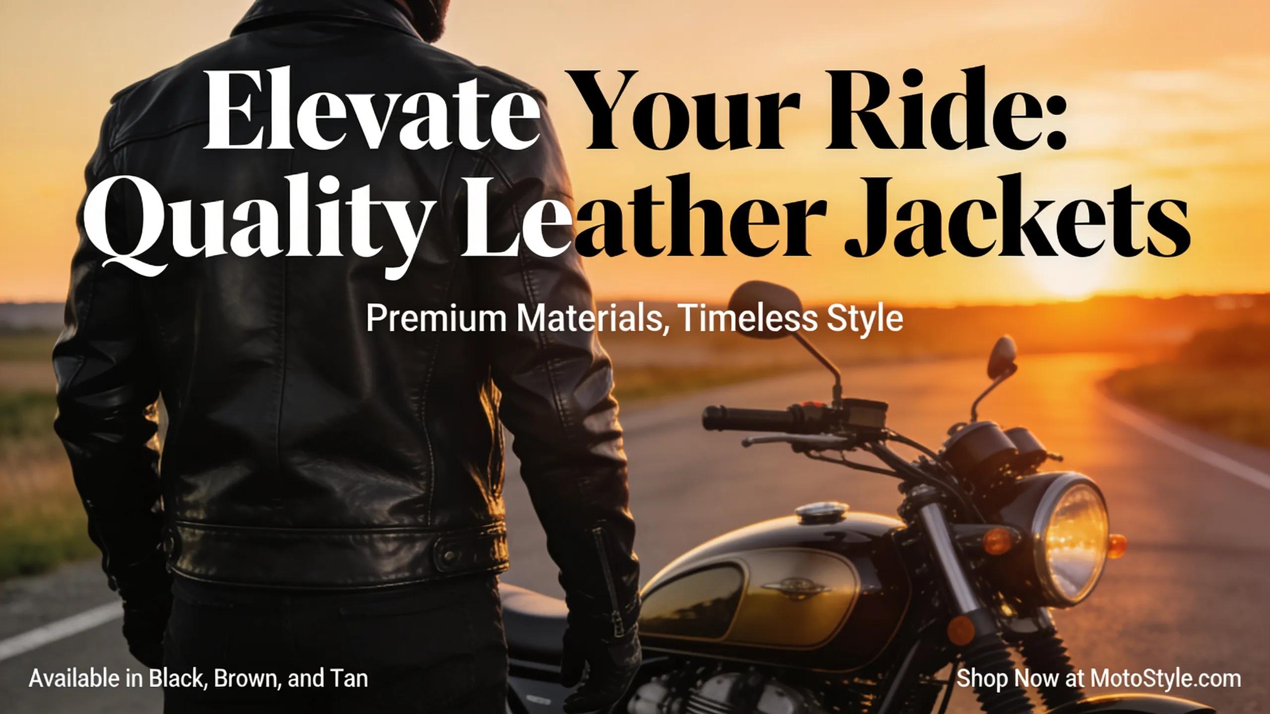 Elevate Your Ride: Quality Leather Jackets
