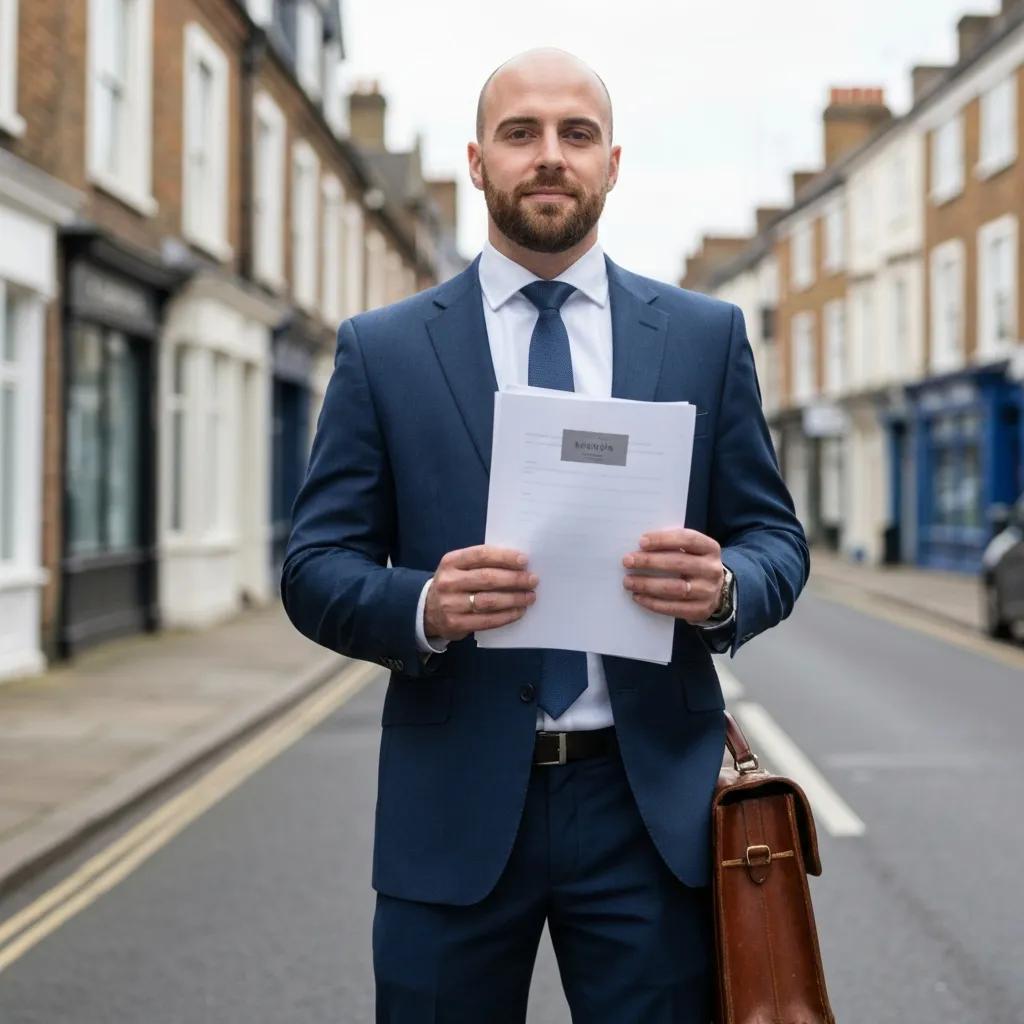 Process server delivering legal documents in Swindon with professionalism and discretion