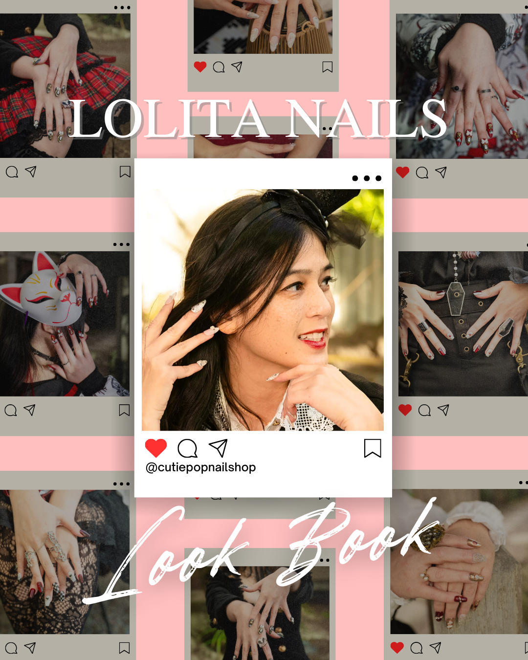 Handmade Press-On Nails for Fandom Fans
