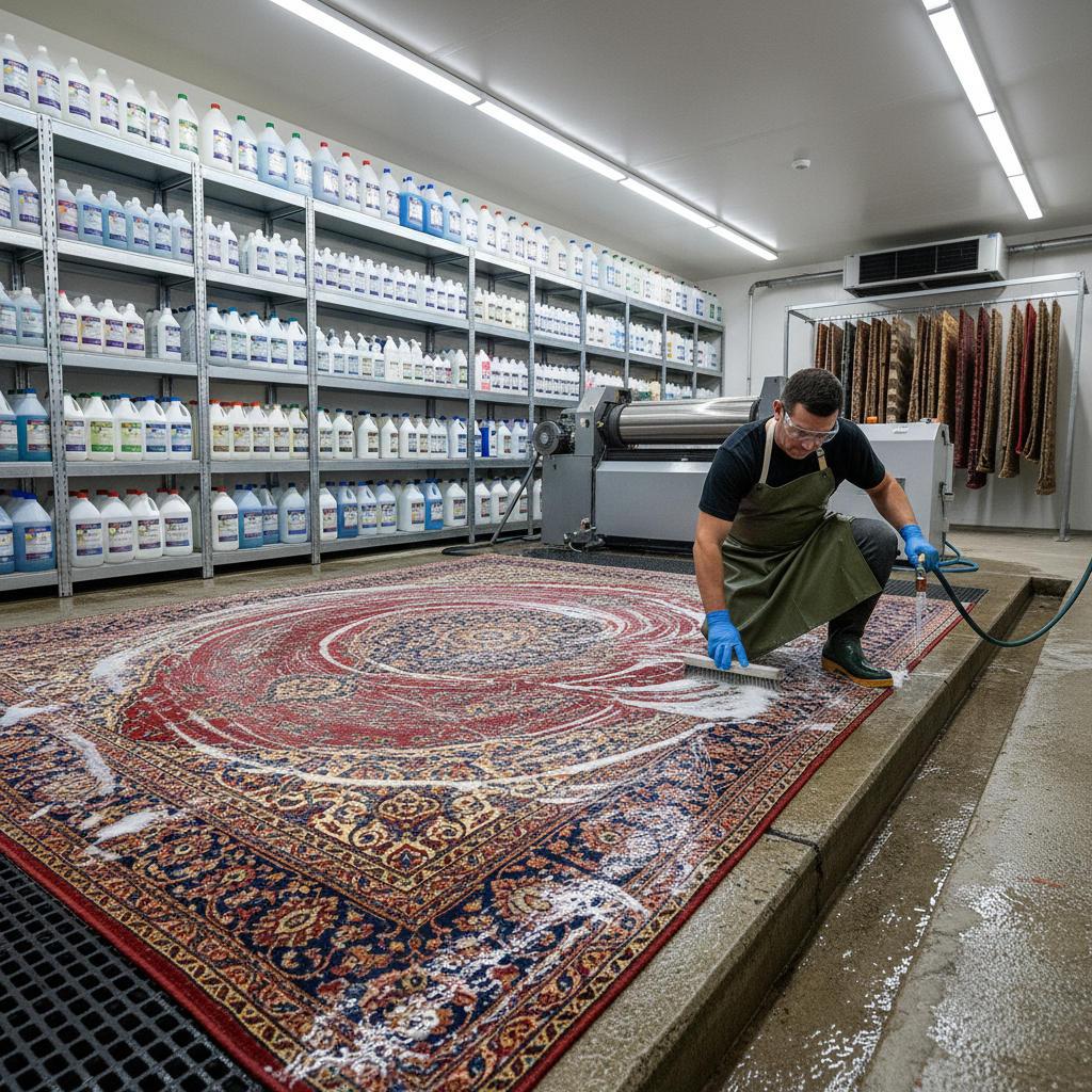 Our Unique Rug Cleaning Process
