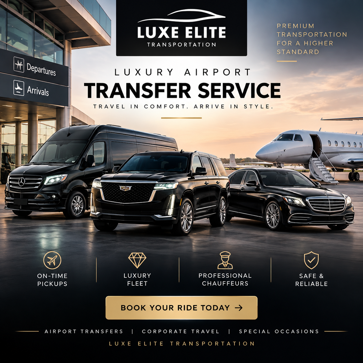 Executive Airport Transfers Across Orange County California