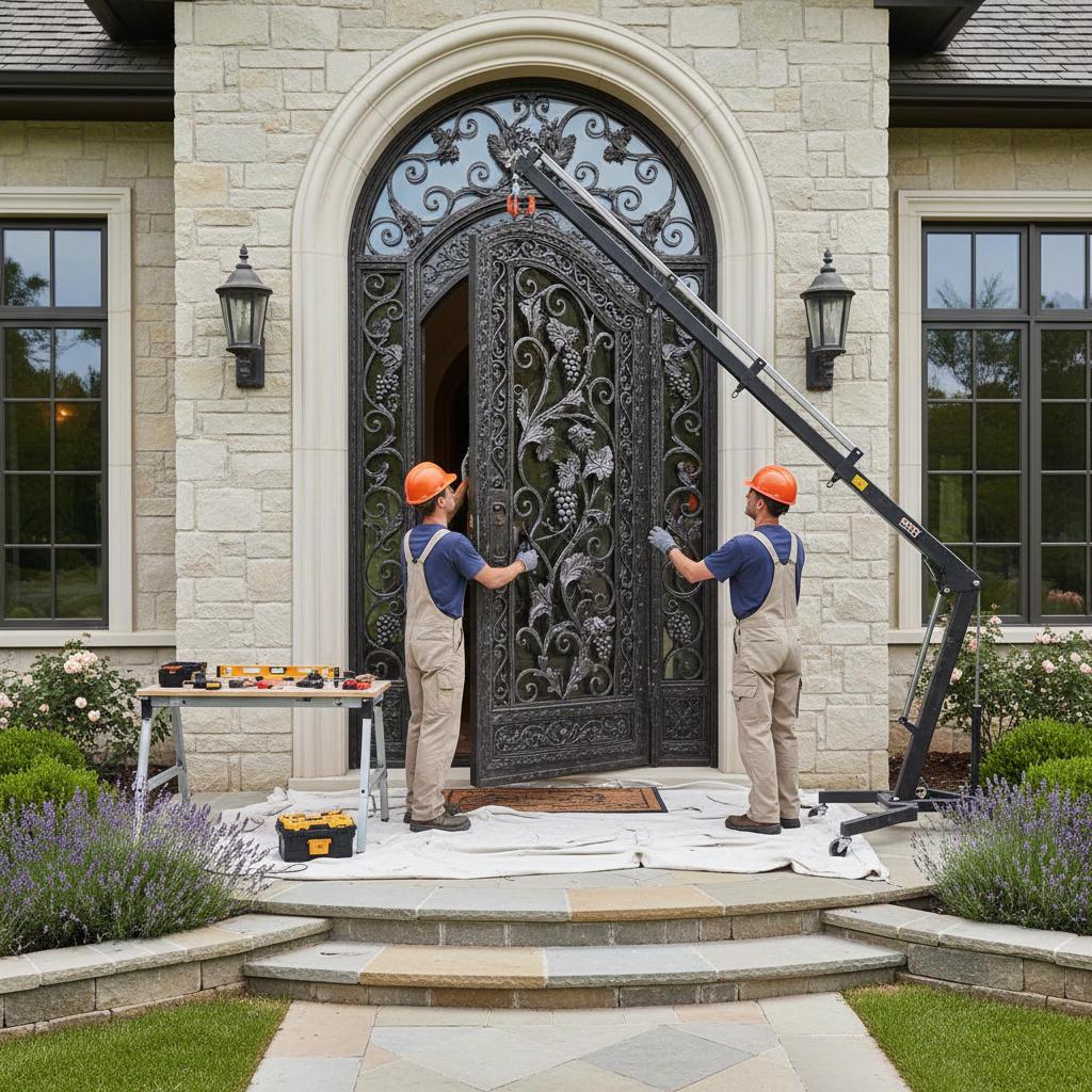 Installing and Caring for Iron Doors