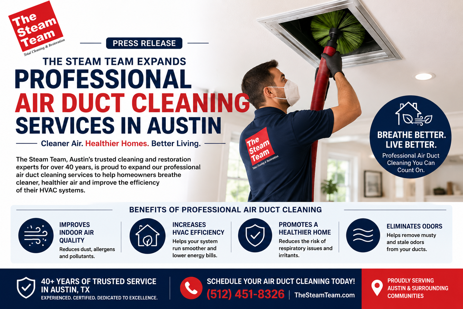 Transform Your Living Space with Professional Air Duct Cleaning in Austin
