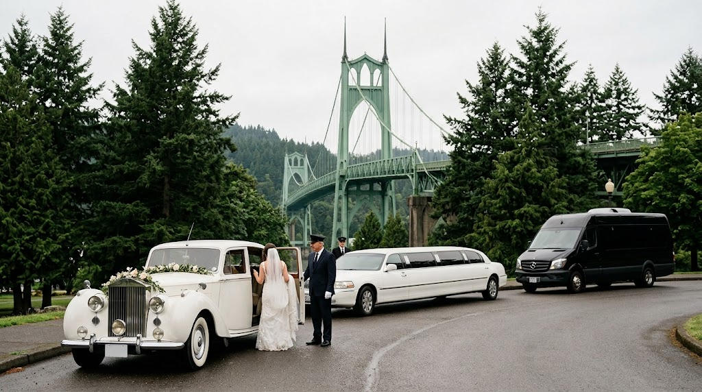 Luxury Bridal Transportation for Portland Weddings