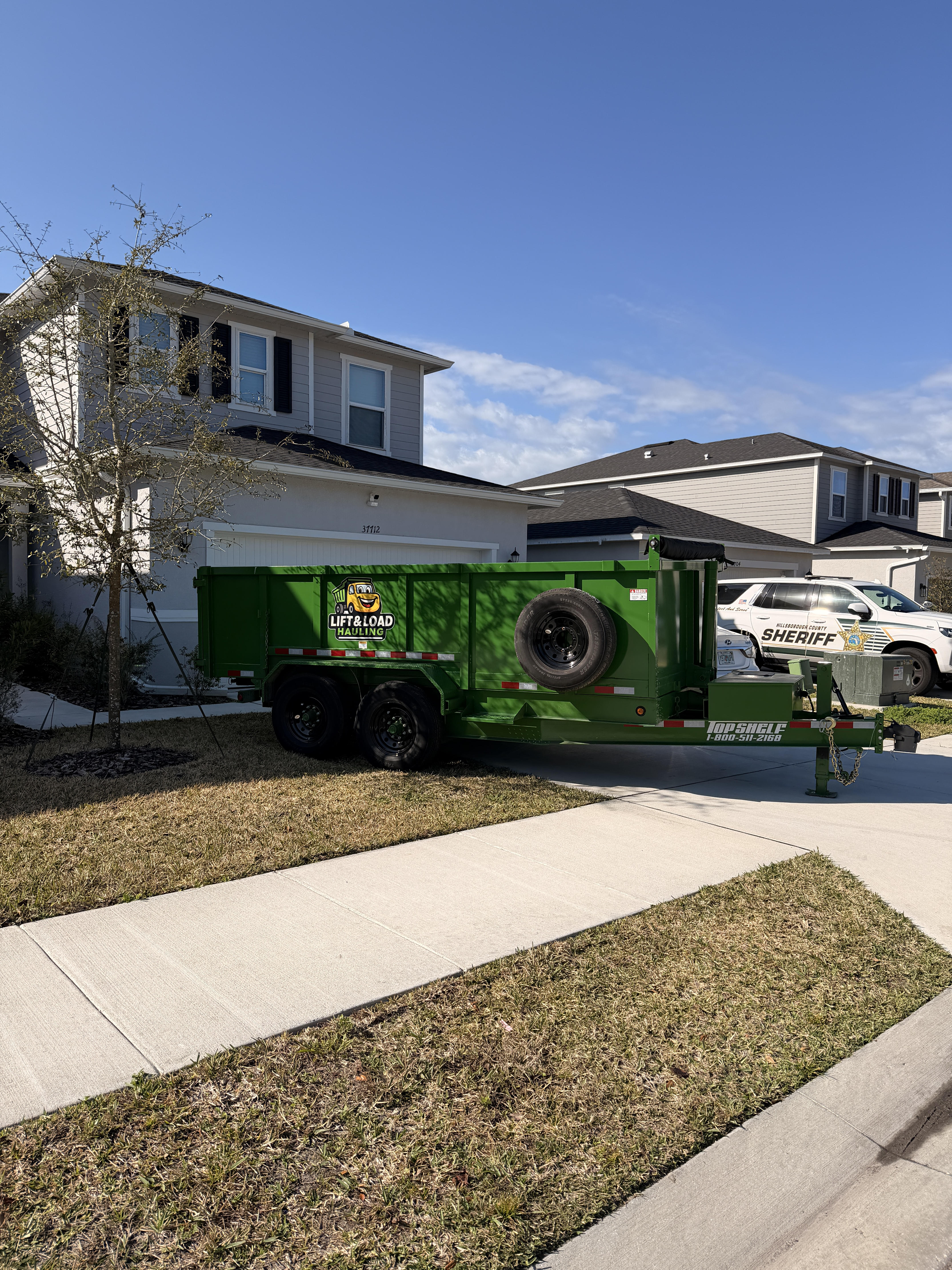 Driveway Dump Trailer Rental Available in Lakeland