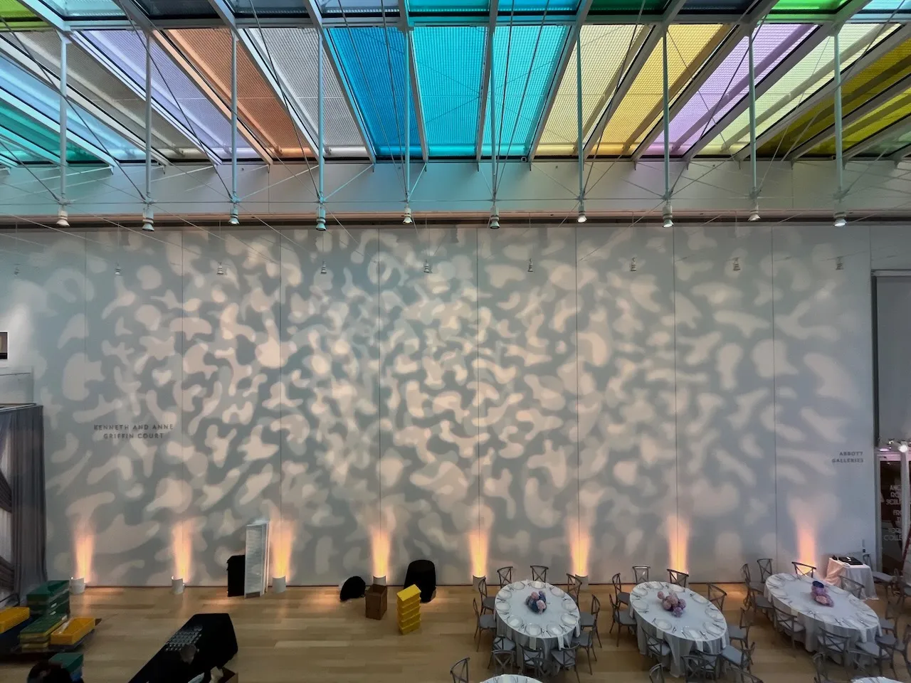 Crystal chandeliers for luxury reception