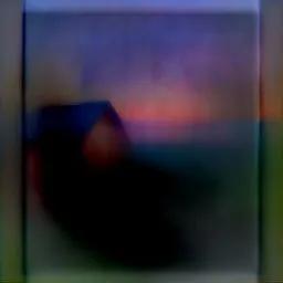 Cozy romantic cabin in West Virginia at sunset, emphasizing privacy and scenic beauty