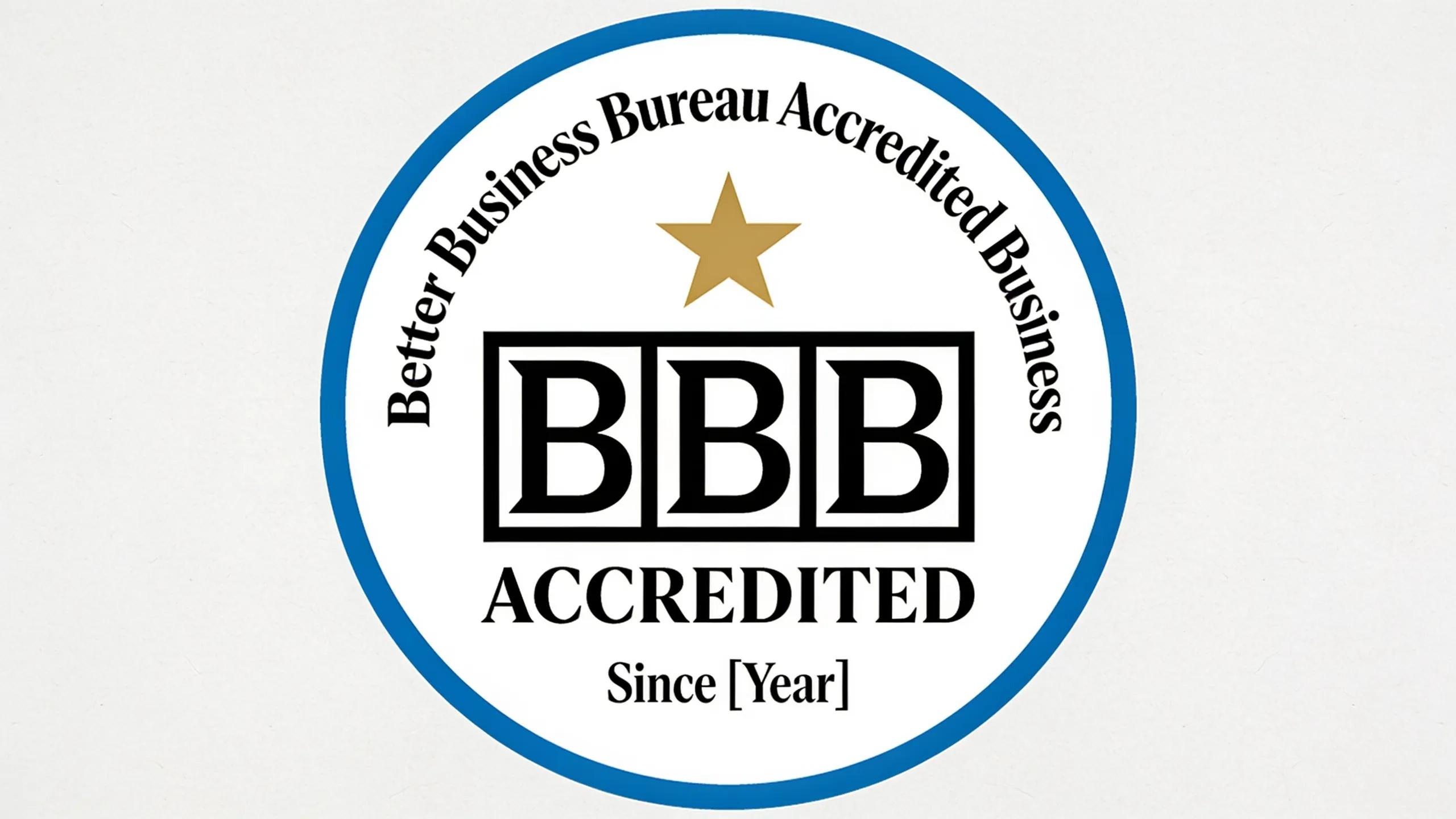 Better Business Bureau accreditation badge