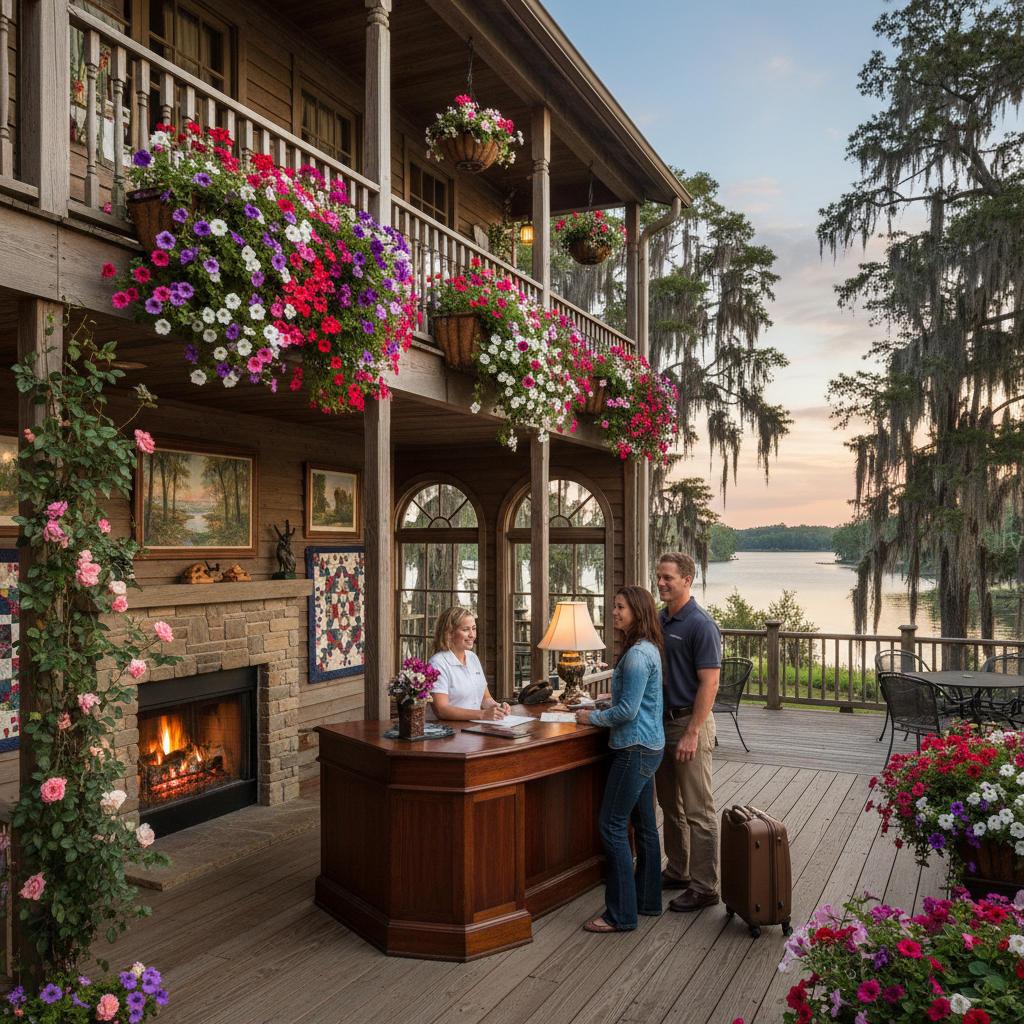 Lakeside Lodging in Many, Louisiana