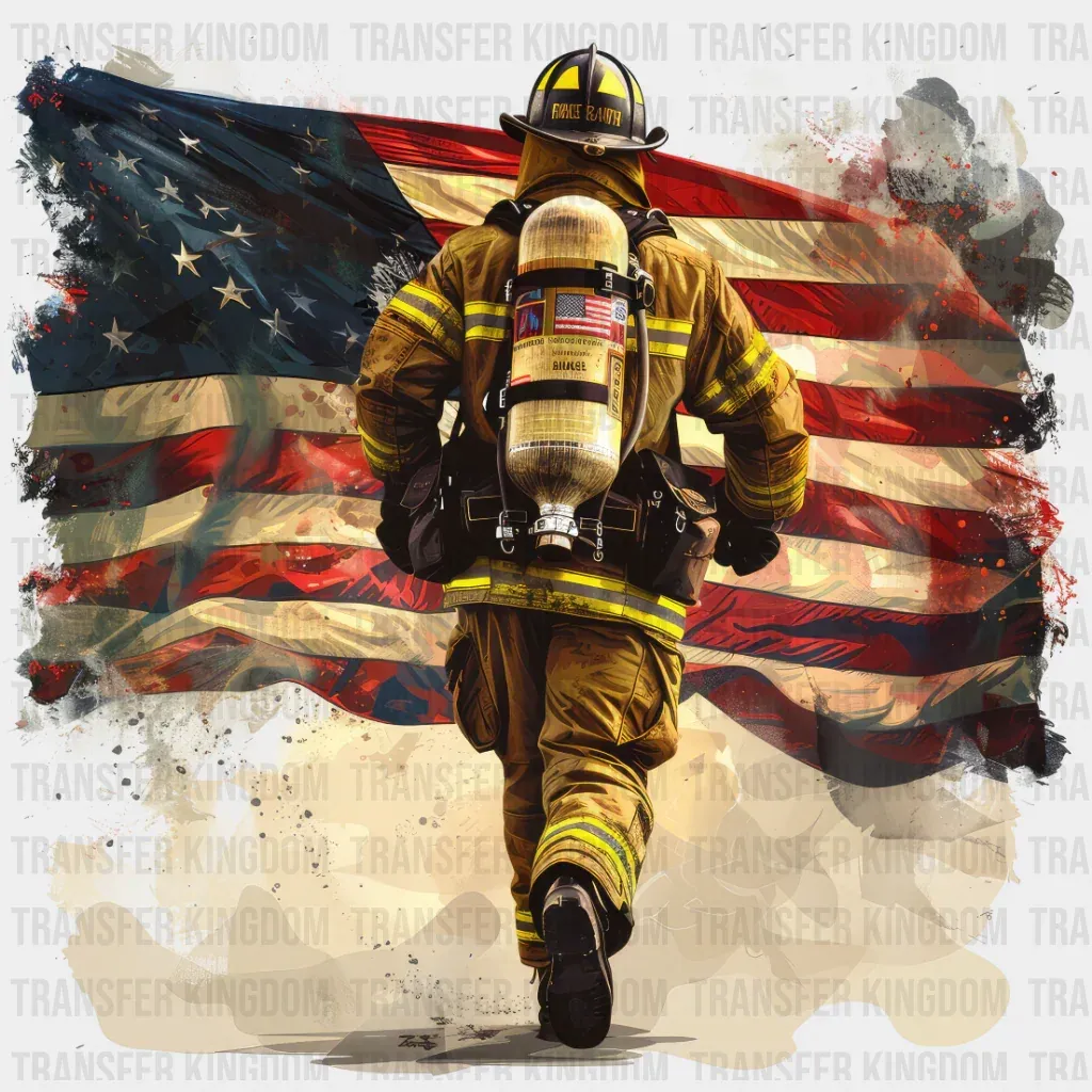 Custom-Ready Firefighter DTF Transfers for Apparel, Gifts & Occasions