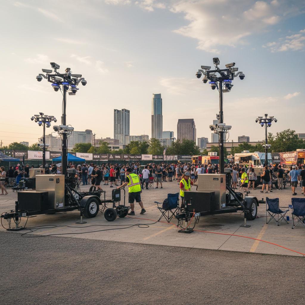 Mobile Security Camera Tower Rentals: Flexible and Cost-Effective