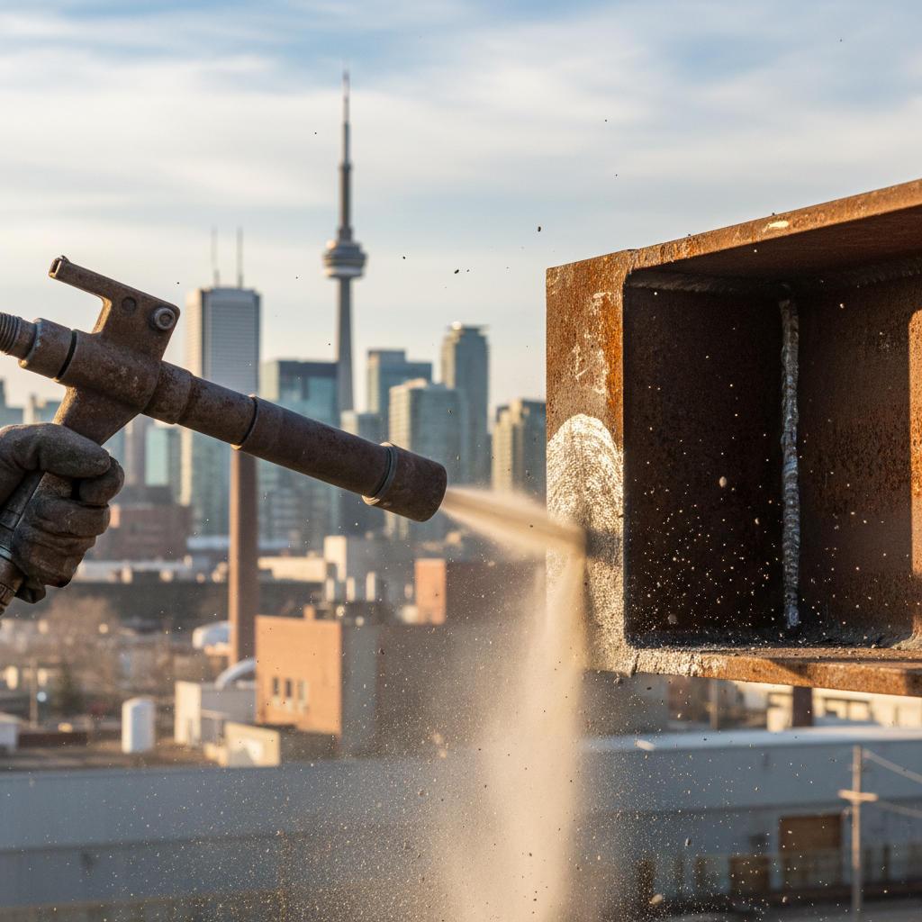 Our Comprehensive Sandblasting Process in the GTA