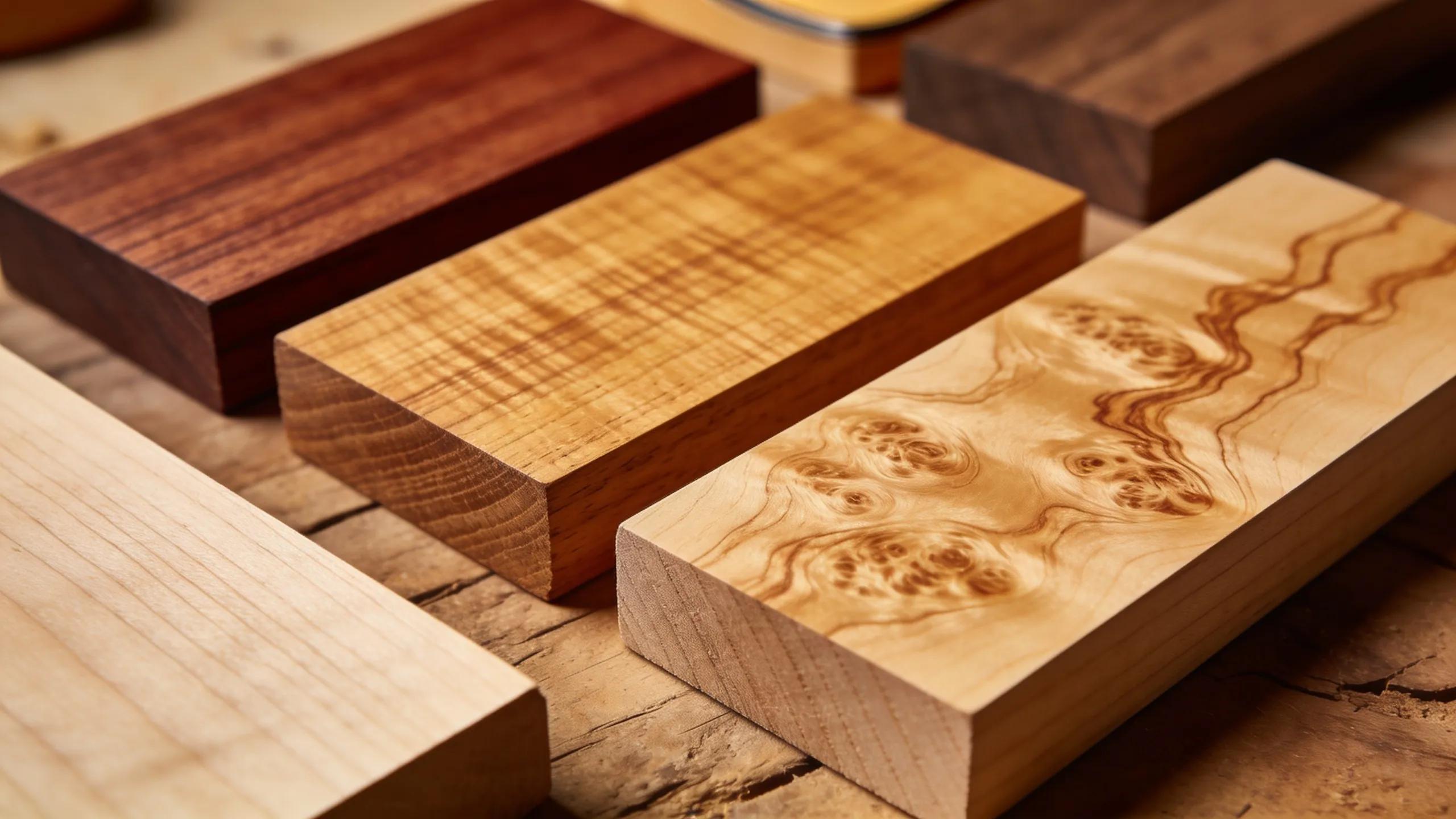 Close-up of tonewoods used in Les Paul guitars highlighting quality and texture