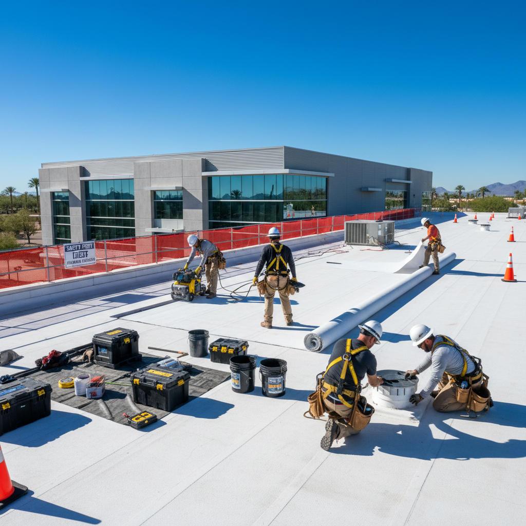 High-End Commercial Roofing Tucson Solutions