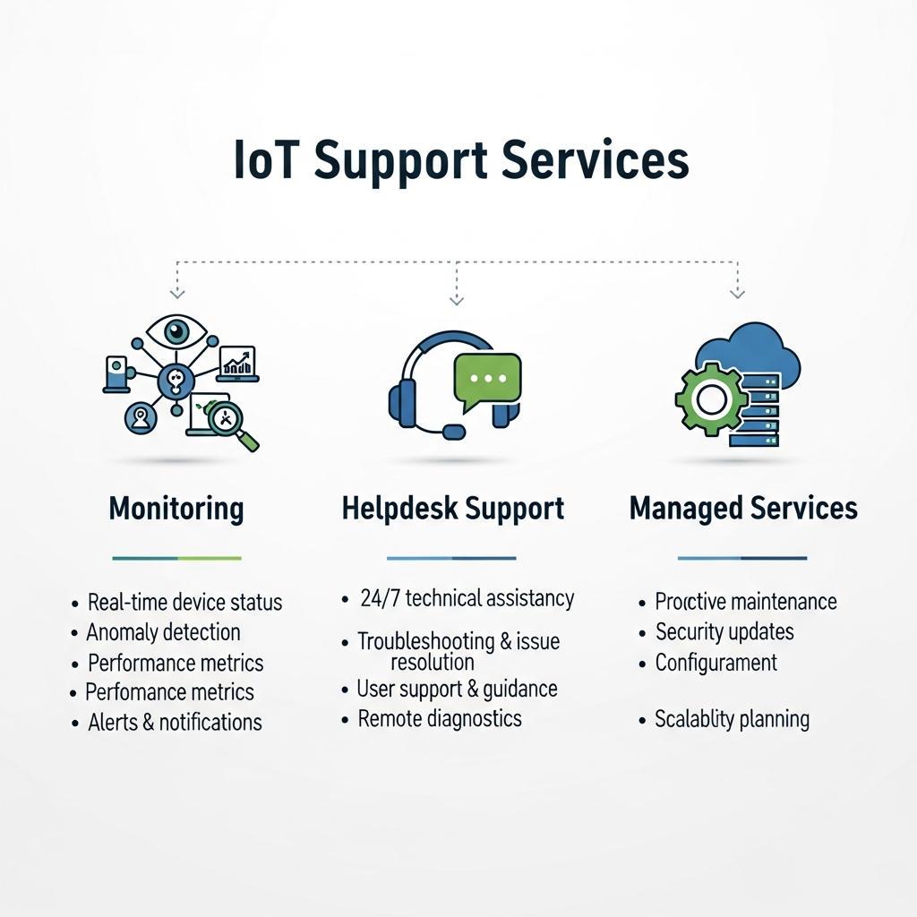 Comprehensive IoT Support Services for Enterprises 24/7