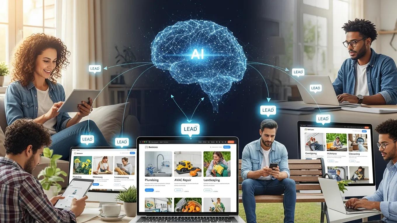 AI-driven lead generation for local home service providers
