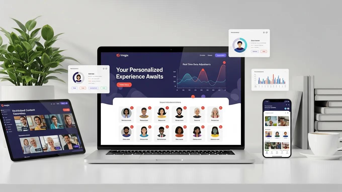 How AI Driven Customization Enhances Website Functionality 1 ai driven website customization interface on a laptop showcasing personalized user experiences 31f4846a 85bb 497a a8a8 b0b1d3f21a84