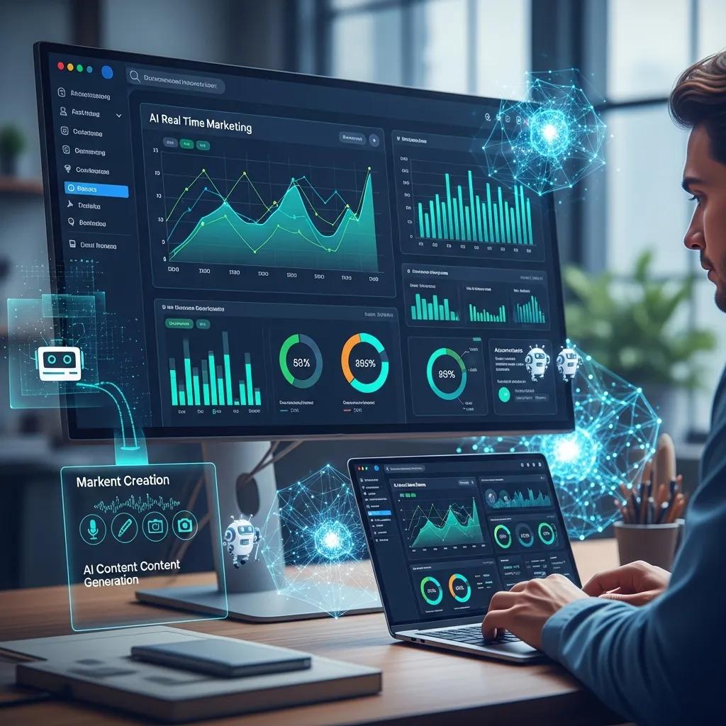 AI technology enhancing marketing efficiency with data analytics and automated content generation AI technology enhancing marketing efficiency with data analytics and automated content generation