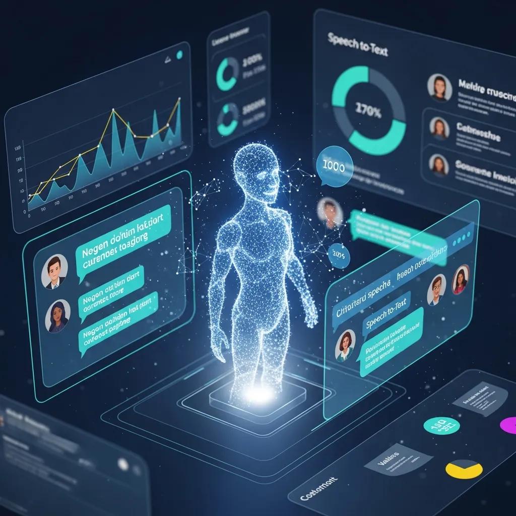 AI virtual assistant engaging with customers through digital channels AI virtual assistant engaging with customers through digital channels