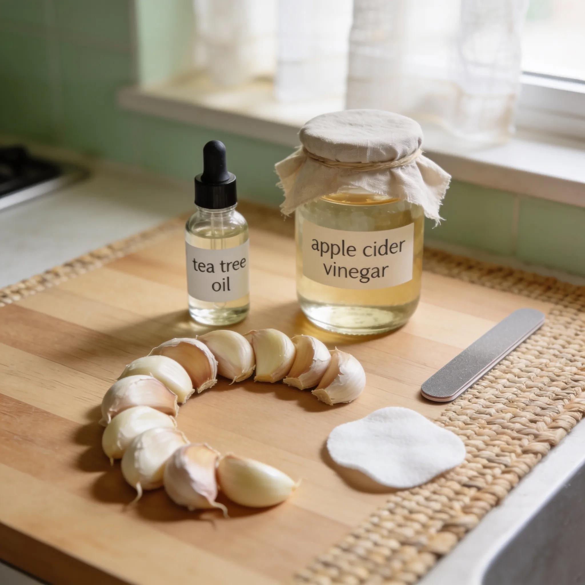 Natural home remedy ingredients for toenail fungus treatment and prevention