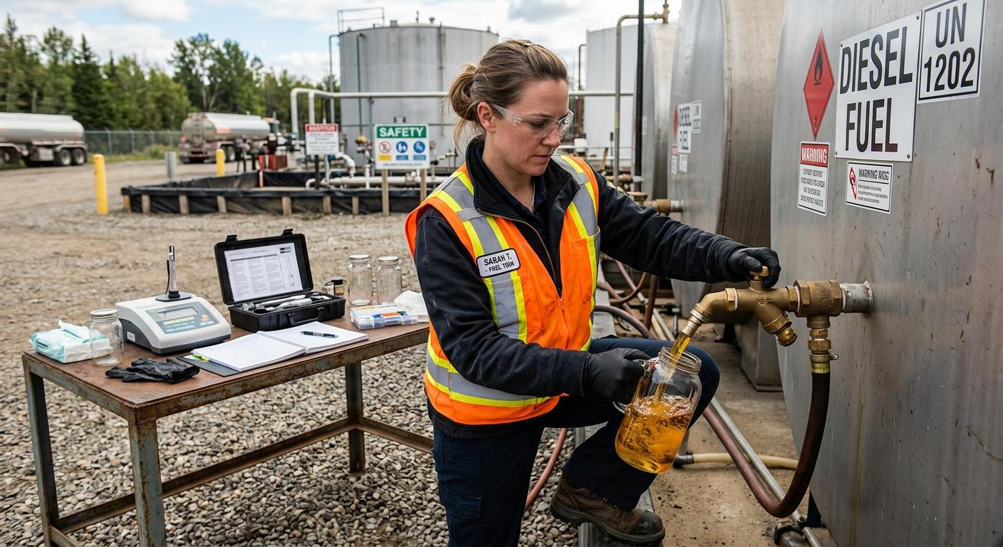 Diesel Fuel Sampling and Laboratory Testing for Verified Quality