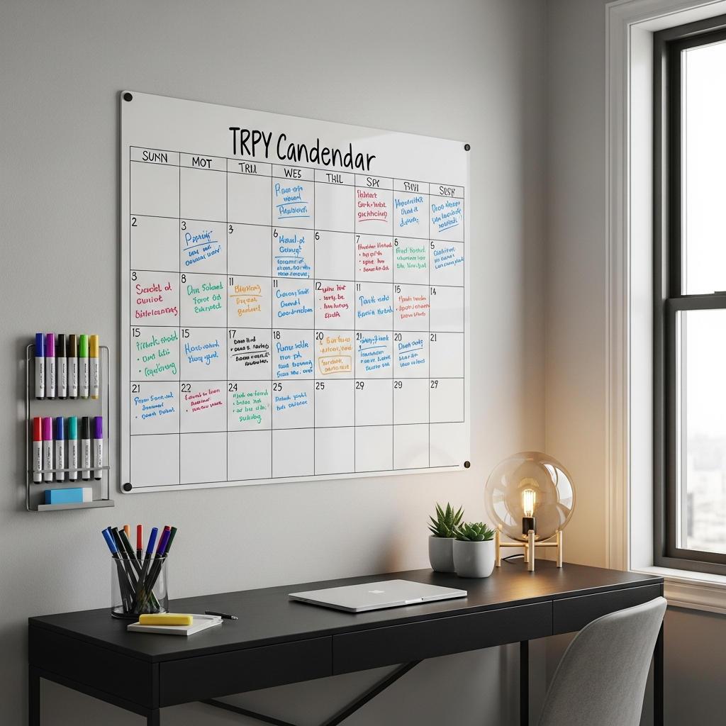 Why Opt for a Dry Erase Whiteboard Calendar?