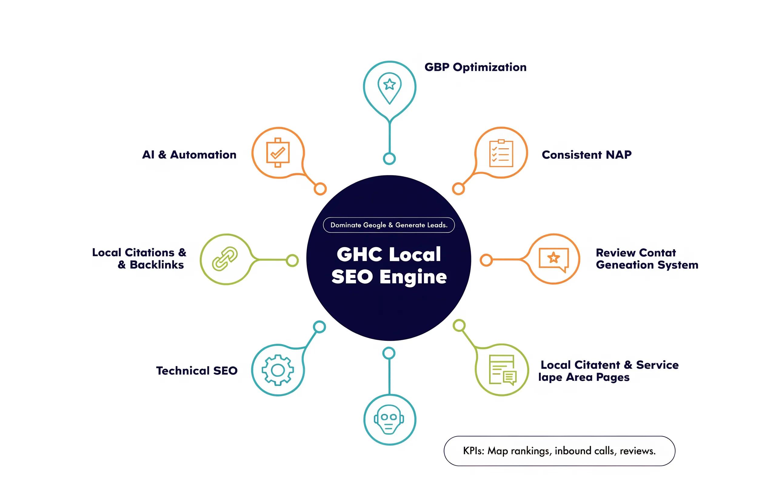 Illustration: Local SEO strategy for Denver contractors