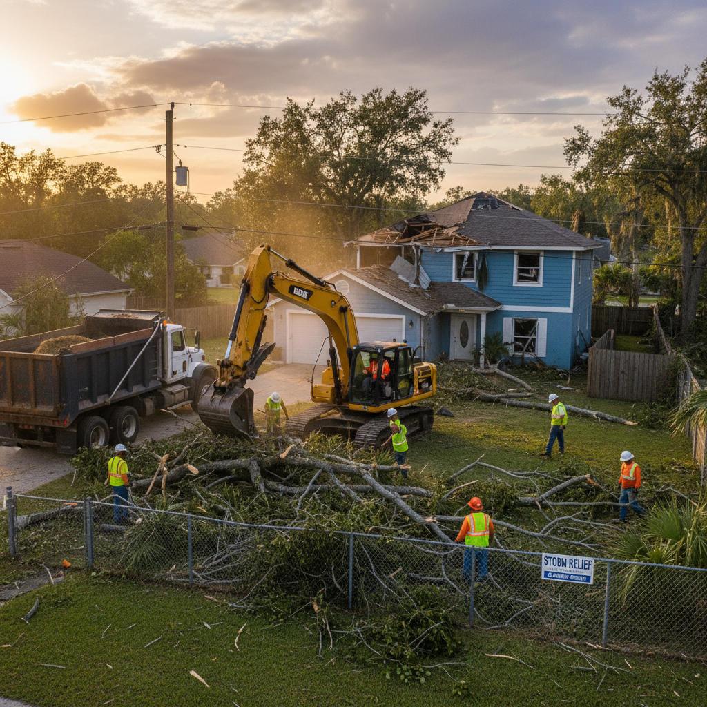 Post-Storm Cleanup Services
