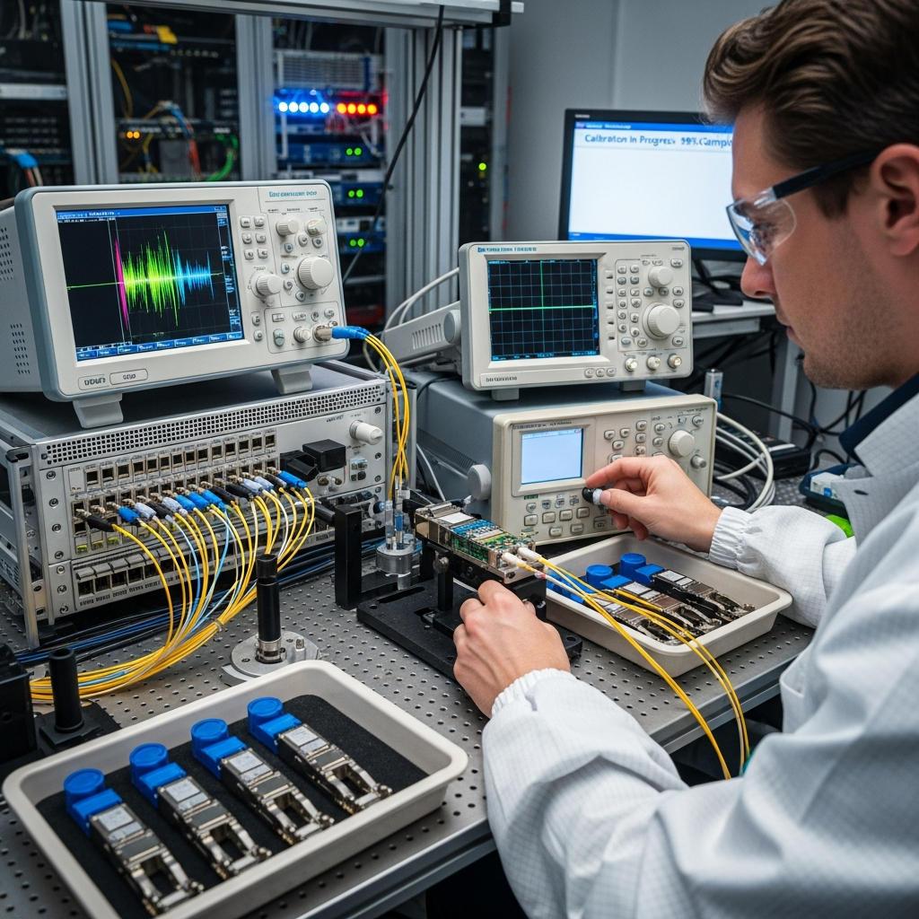 The Importance of Calibration and Diagnostics in Optical Interconnects