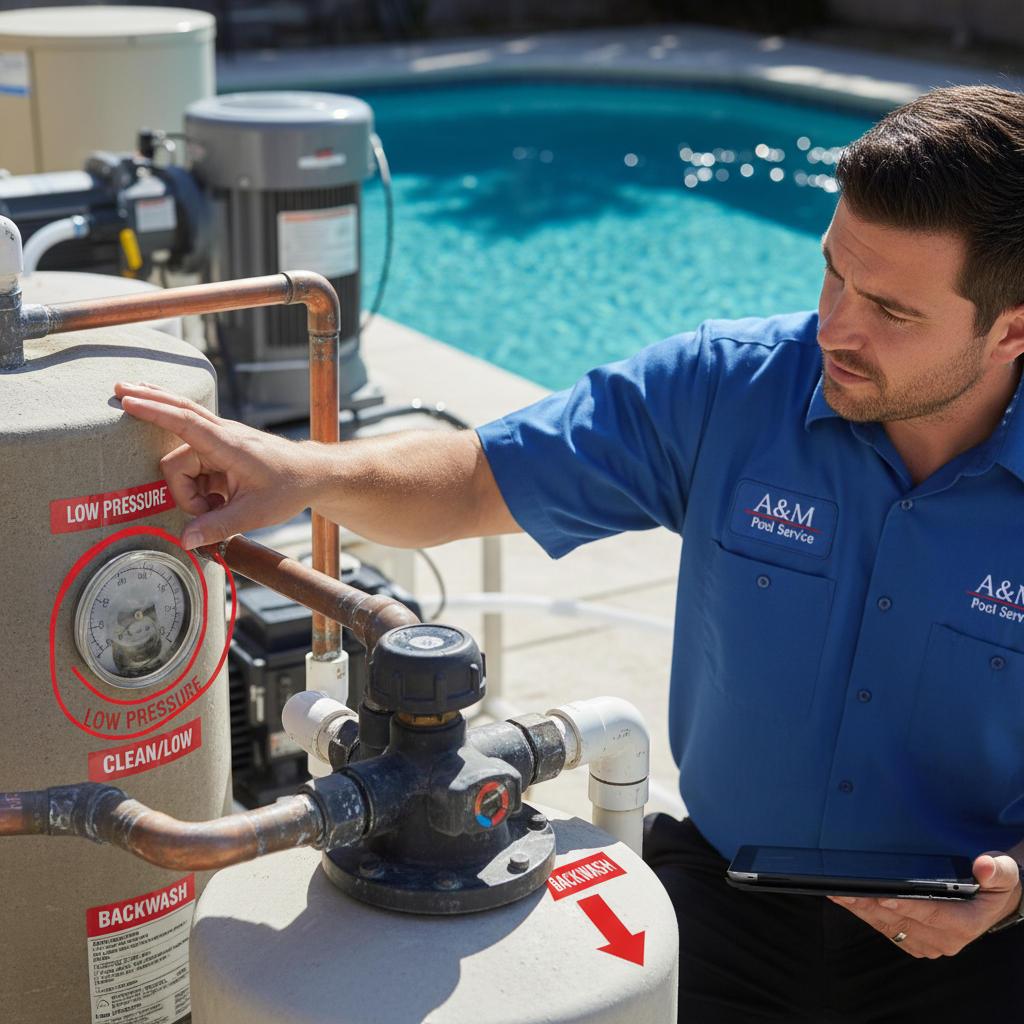 issues with pool pump pressure