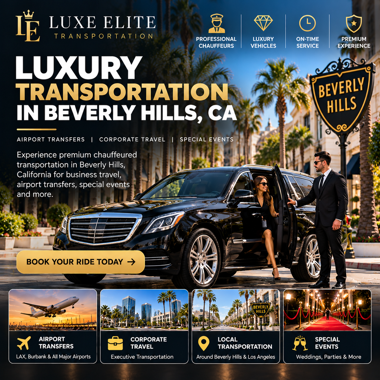 Elite Private Car Service in Beverly Hills