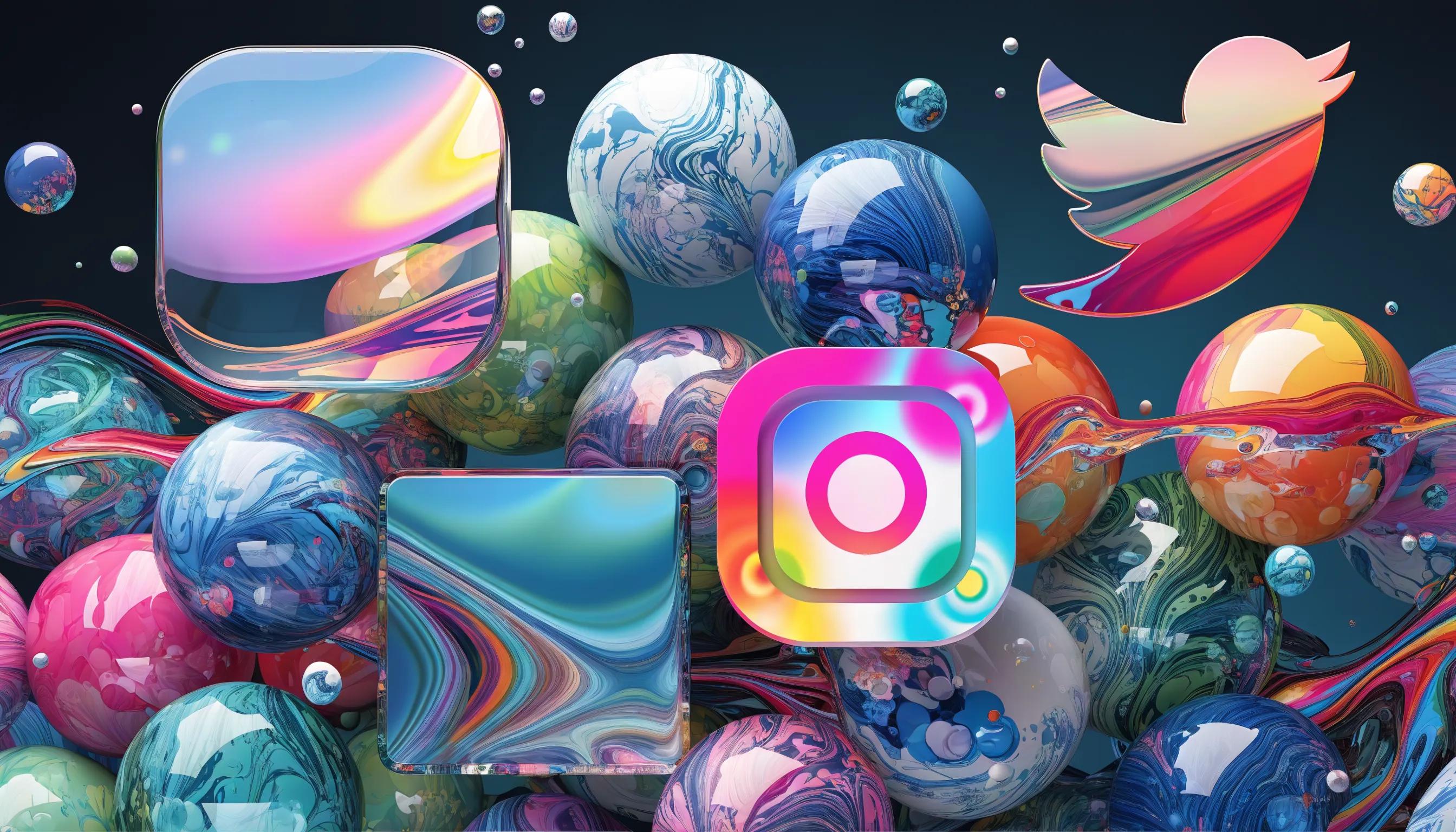 Visual representation of the strengths of different social media platforms, highlighting their unique features