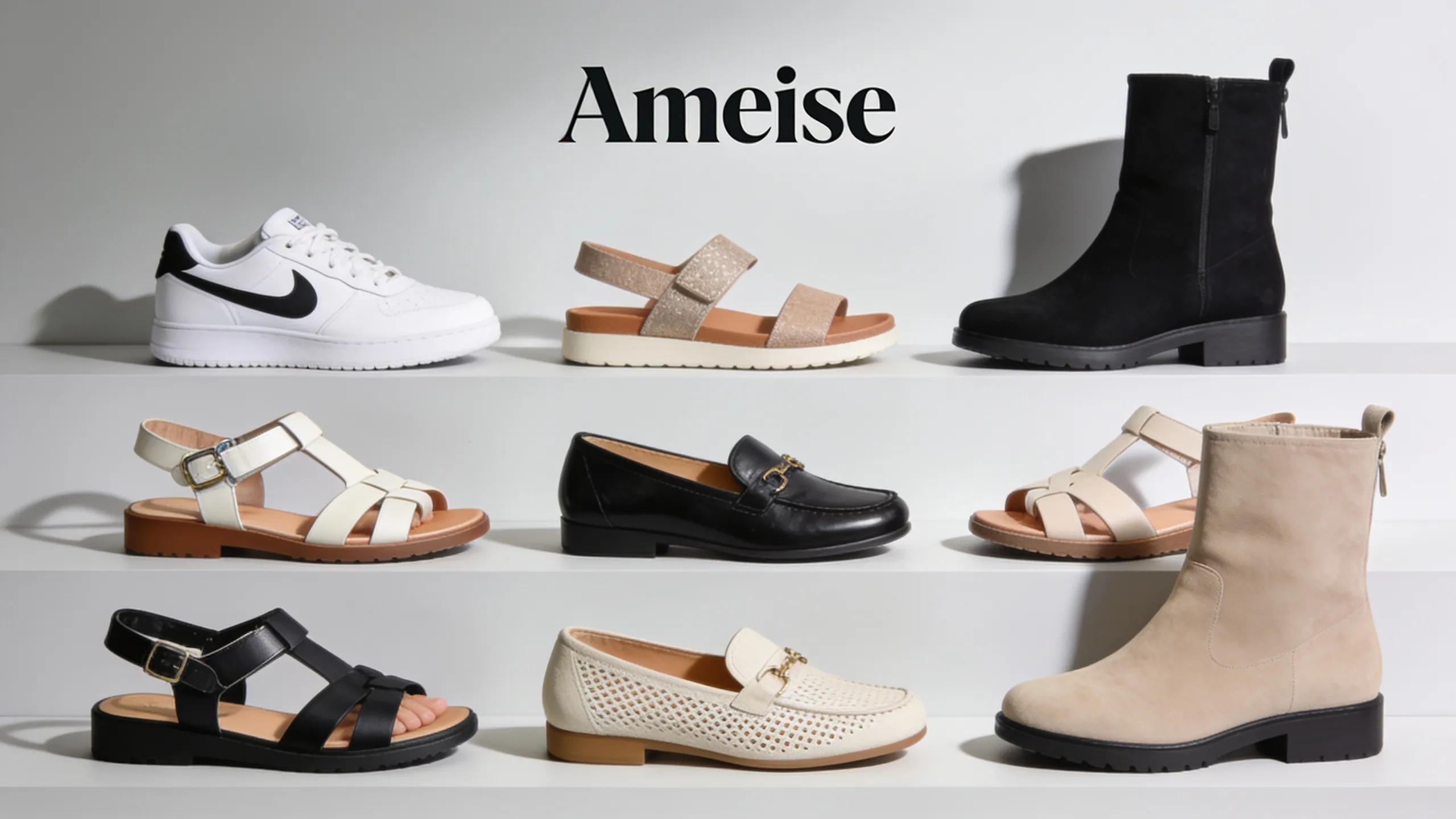 Variety of Ameise shoe styles recommended for Australian women, showcasing comfort and design