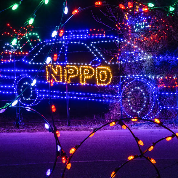 An Immersive Drive-Through Display of Holiday Lights