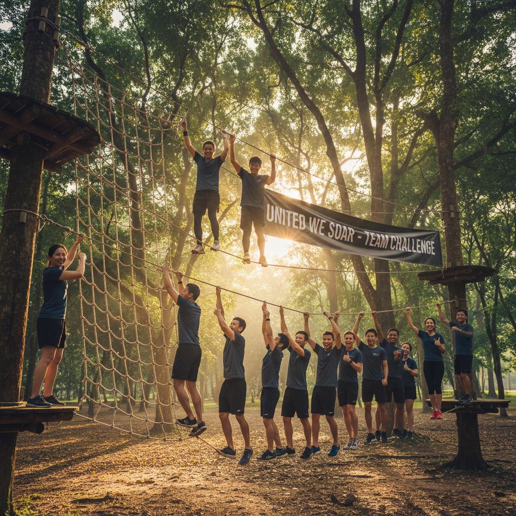 Thriving Outdoor Team Building Adventures