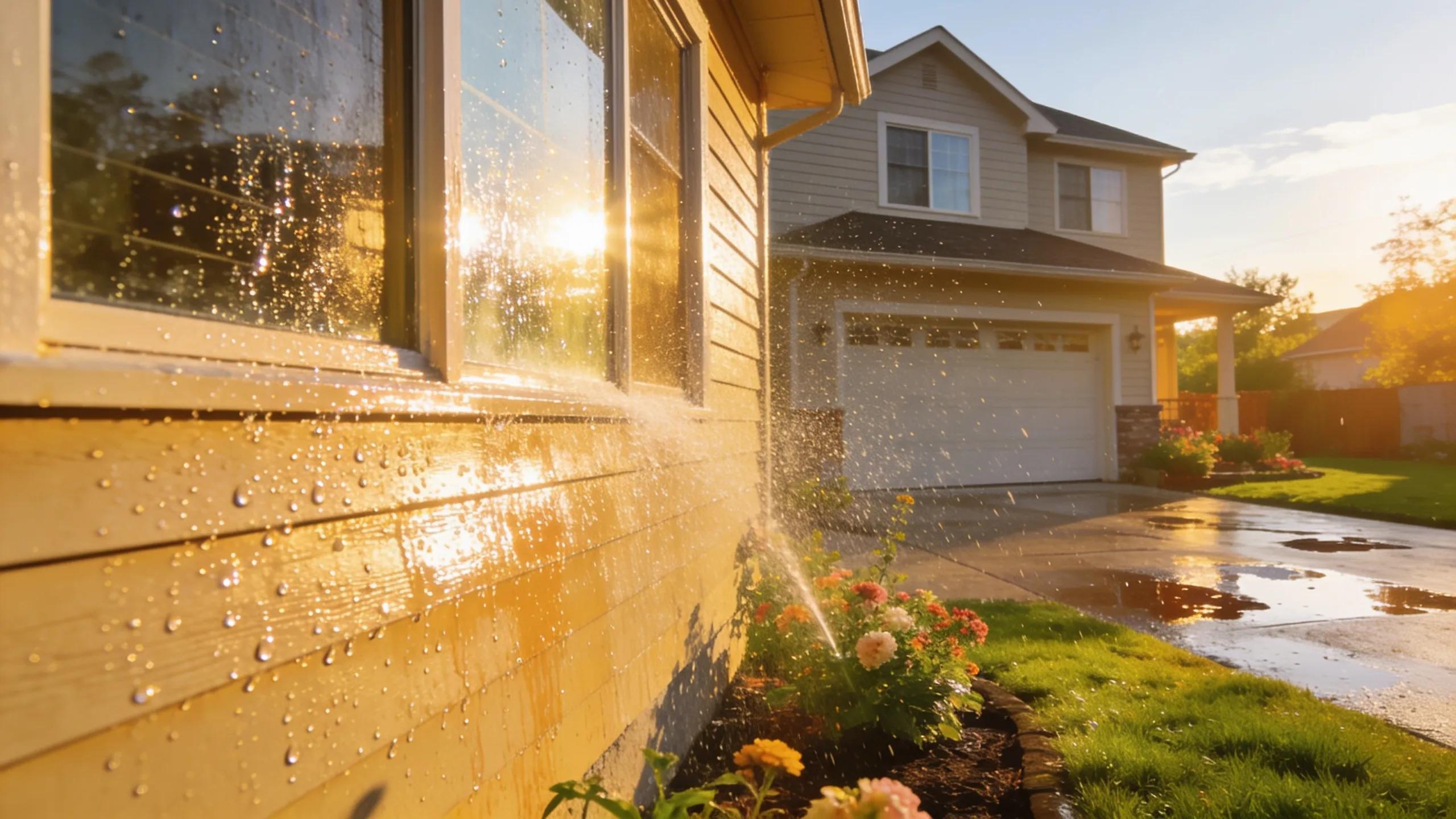 Freshly washed house in Grunthal highlighting the benefits of house washing