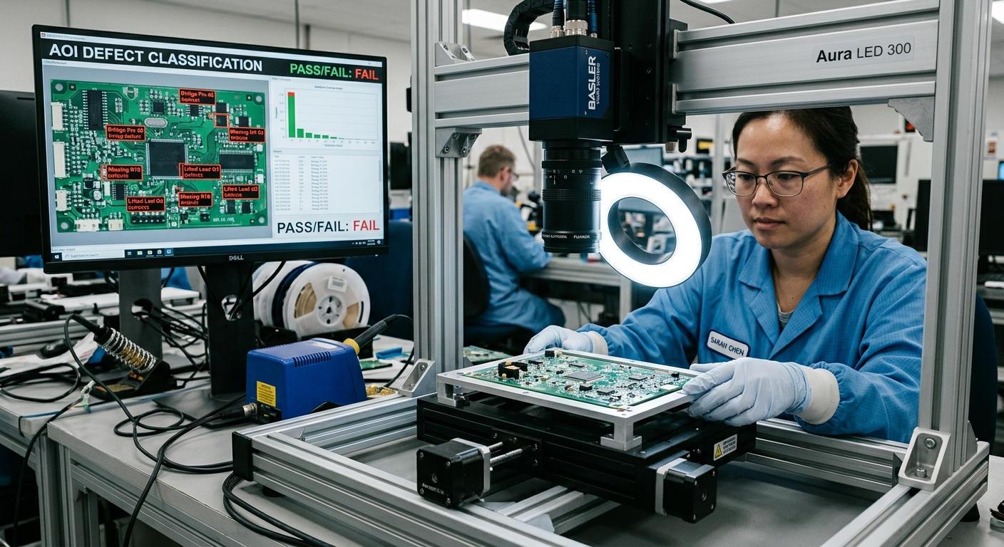 Machine Vision Defect Detection for Electronic Component Integrity