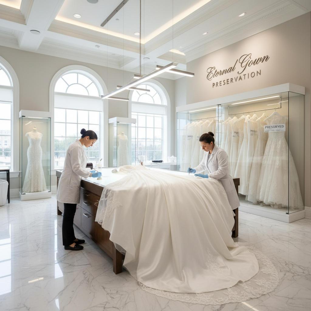 Cleaning and Preserving Wedding Dresses